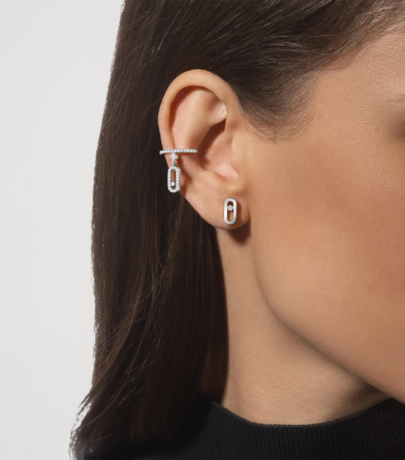 Messika Move Uno white gold diamond ear cuff 0.24ct (British brand)