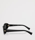 Miu Miu oval wrap-around sunglasses (British brand)