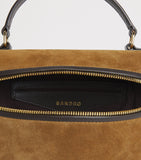 Sandro Paris Tangolino suede vanity bag small - British product