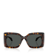 Harrods Versace Tortoise Square Irregular Sunglasses- Buy online at McGrocer
