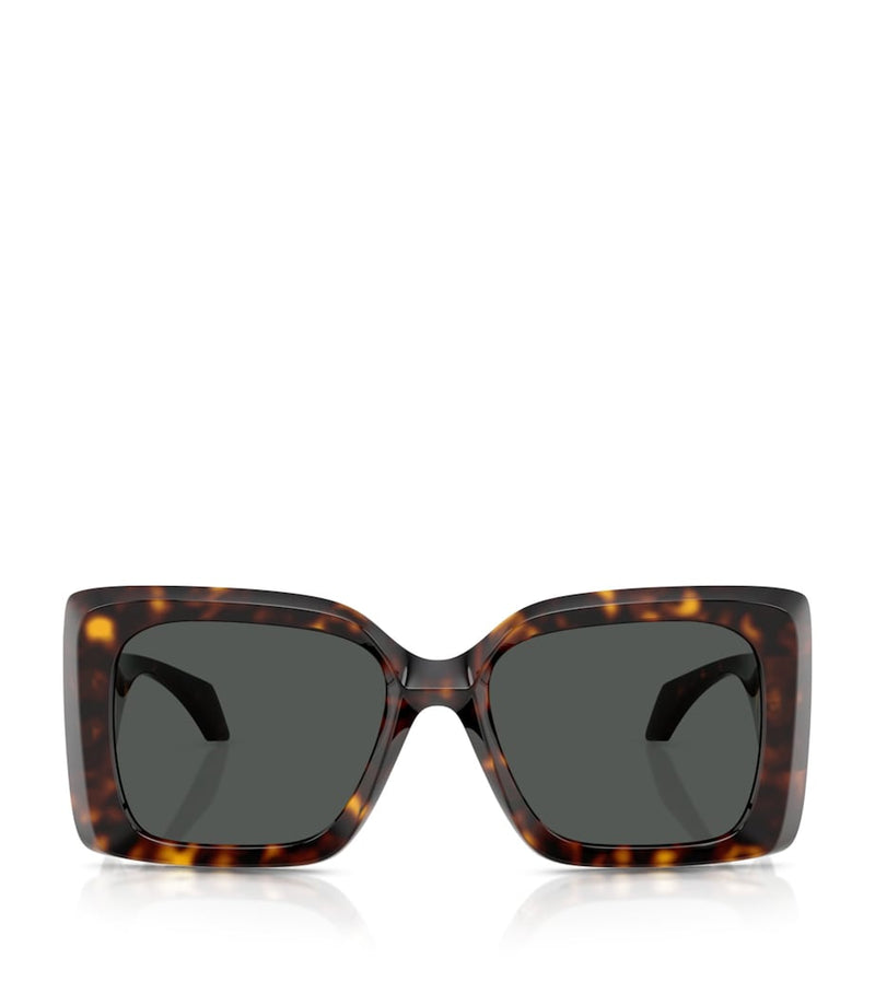 Versace tortoise square irregular sunglasses (British brand)