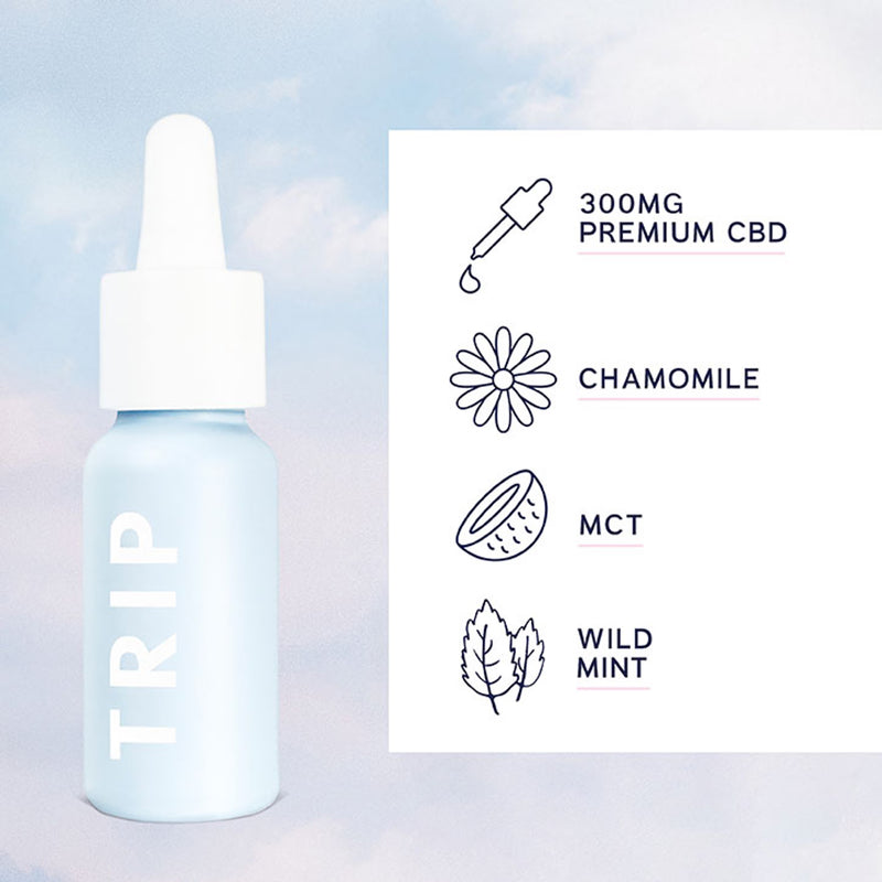 TRIP Wild Mint & Chamomile CBD Oil 300mg 15ml