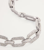 SHAY Geo Link bracelet white gold diamonds - British product