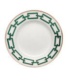 GINORI 1735 Catene Smeraldo bread plate 16cm, UK version