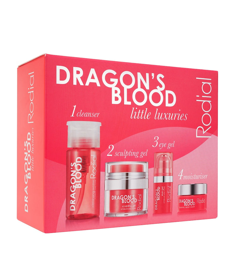 Rodial Dragon's Blood Little Luxuries skincare gift set, imported from the UK