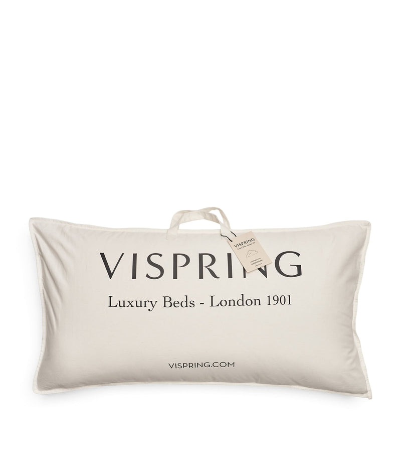 Vispring adjustable wool-filled pillow 90cm x 50cm (British brand)