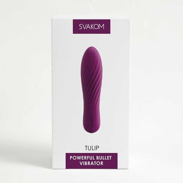 Svakom Tulip purple bullet vibrator, UK version