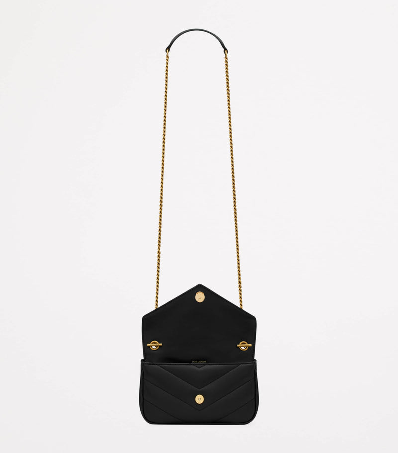 Saint Laurent Mini Loulou shoulder bag matelassé lambskin (British brand)