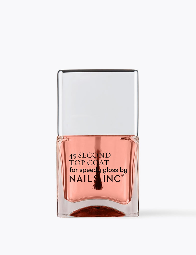 Nails Inc 45 Second Retinol Top Coat 14ml (British brand)
