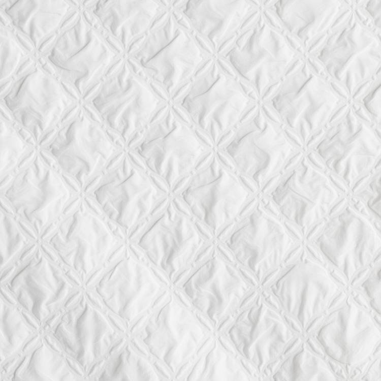 Argos Home embossed white bedding set single - British product