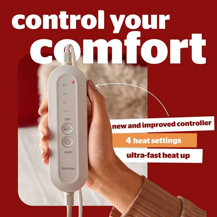 Silentnight Comfort Control electric underblanket Single (British brand)