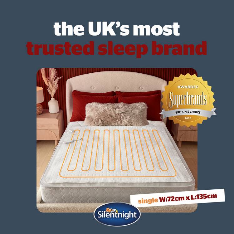 Silentnight Comfort Control electric underblanket Single (British brand)