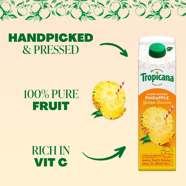 Tropicana Sensations Pineapple Fruit Juice 850ml GOODS M&S