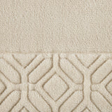 Paramount memory foam plush bath mat in taupe 61 x 91 cm - British product