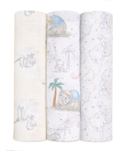 Next aden + anais White Large 100% Cotton Muslin Baby Blankets 3 Pack- Buy online at McGrocer