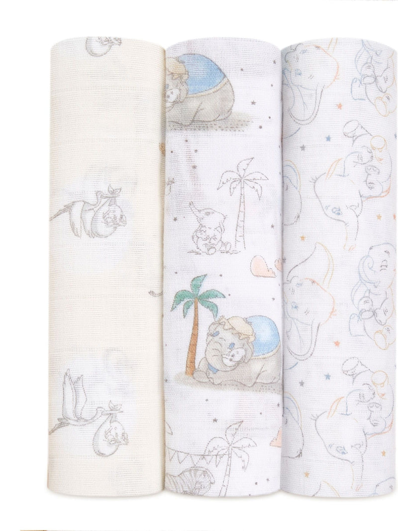 aden + anais muslin baby blankets 3 pack 120cm, UK version