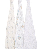 aden + anais muslin baby blankets 3 pack 120cm, UK version