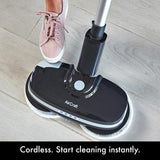 AirCraft PowerGlide cordless floor cleaner and polisher black, imported from the UK