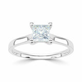 Costco UK 0.50ct Princess Cut Diamond Solitaire Ring Platinum- Buy online at McGrocer