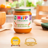 HiPP organic baby food vegetables rice chicken 125g - British product