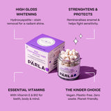 PÄRLA high gloss whitening sensitive toothpaste tabs 62 tablets, UK version
