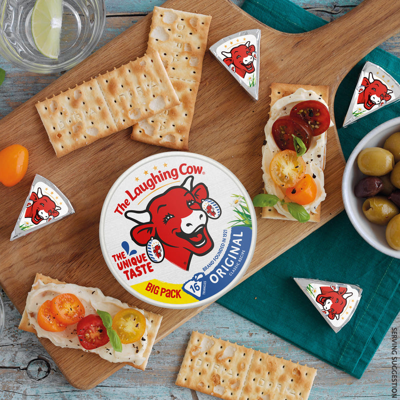 The Laughing Cow Original cheese spread triangles 240g, UK version