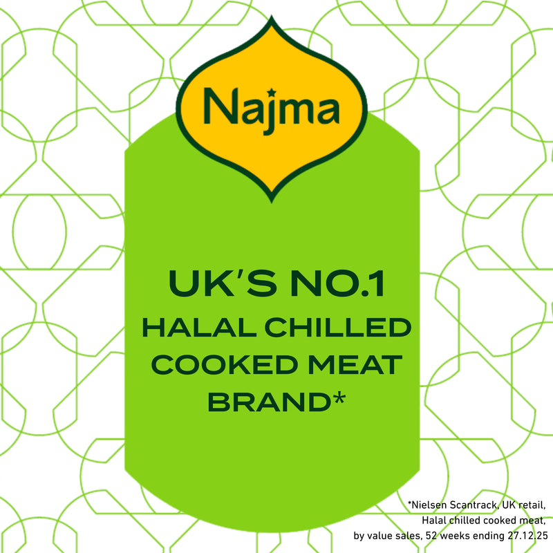 Najma turkey sausage slices 90g (British brand)