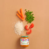 HiPP organic baby food vegetables rice chicken 125g - British product