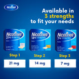 Nicotinell nicotine patch Step 1 21mg 7 patches (British brand)