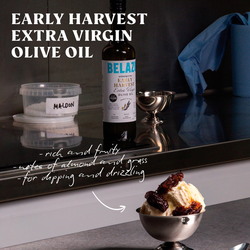 Belazu Early Harvest Arbequina Extra Virgin Olive Oil 500ml - British product
