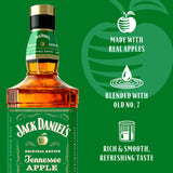 Jack Daniel's Tennessee Apple Liqueur 70cl bottle, UK version