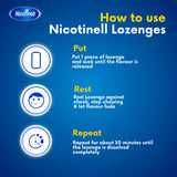 Nicotinell mint lozenges 2mg stop smoking aid, UK version