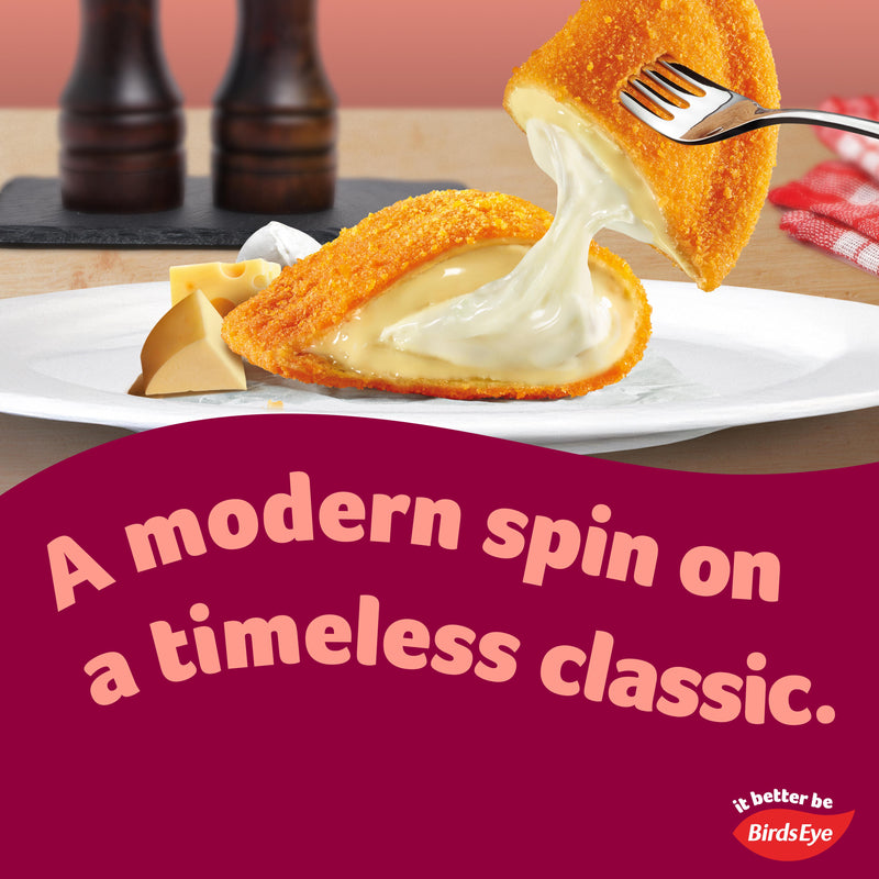 Birds Eye mozzarella crispy pancakes 250g box frozen (British brand)