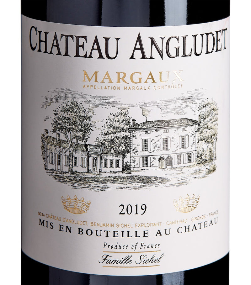 Château Angludet red wine 2019 75cl - British product