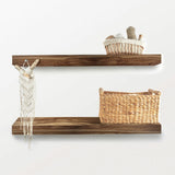 LGN Trend acacia floating shelf 2 pack - British product