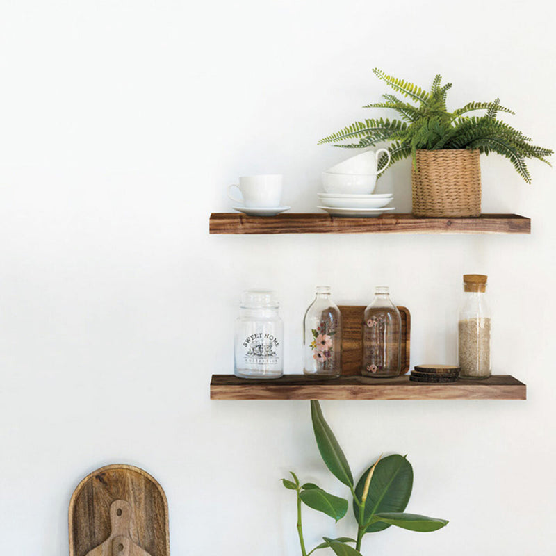LGN Trend acacia floating shelf 2 pack - British product