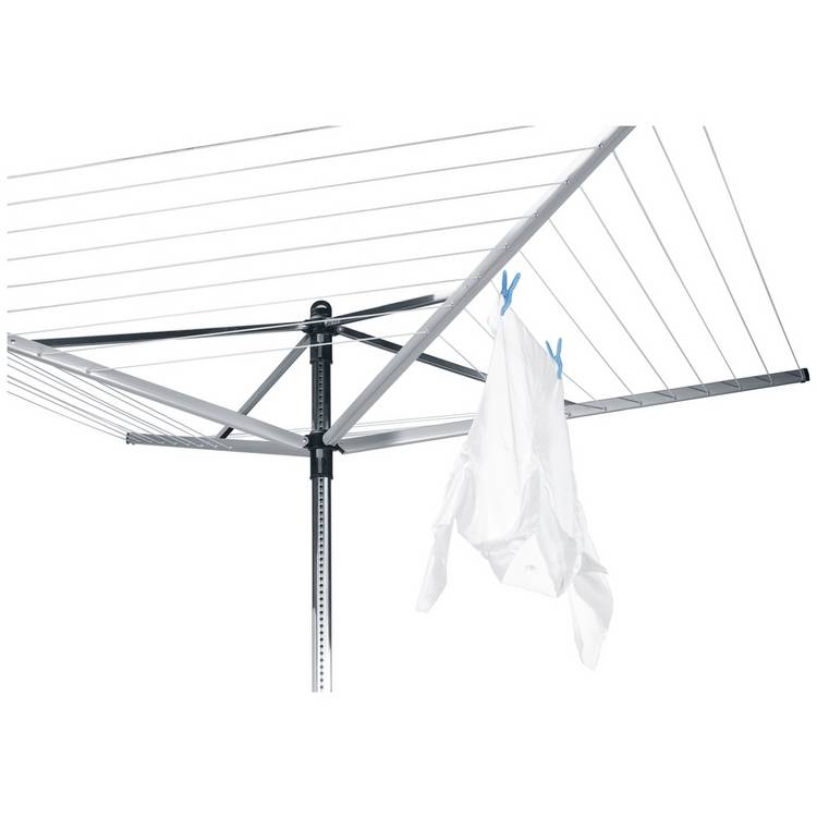 Brabantia rotary washing line 50m with ground spike - British product