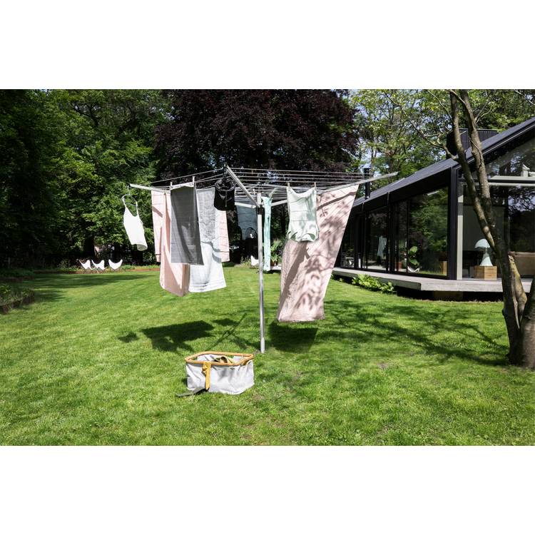 Brabantia rotary washing line 50m with ground spike - British product