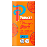 Princes orange juice 200ml cartons - British product