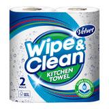 Velvet kitchen roll towel with 75 sheets per roll (British brand)