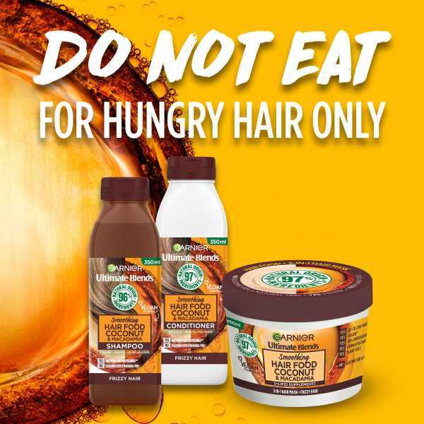 Garnier Ultimate Blends Hair Food Coconut Shampoo 350ml, UK version