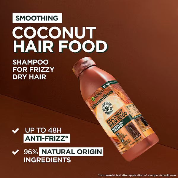Garnier Ultimate Blends Hair Food Coconut Shampoo 350ml, UK version
