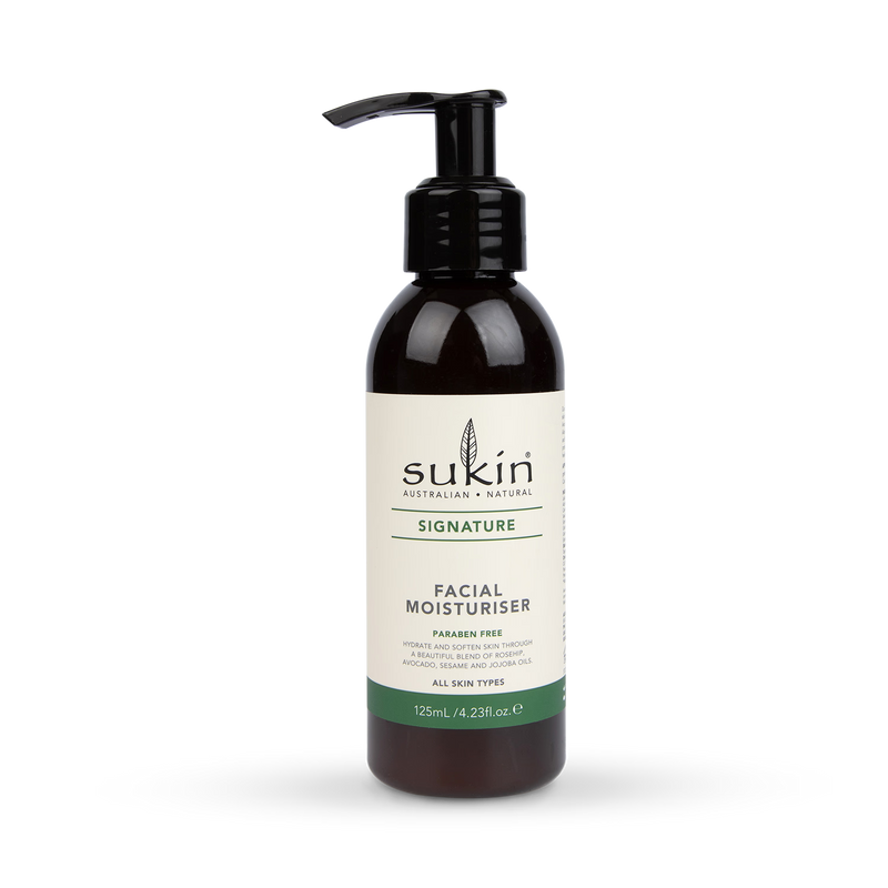 Sukin facial moisturiser pump 125ml (British brand)
