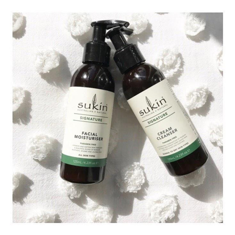 Sukin facial moisturiser pump 125ml (British brand)