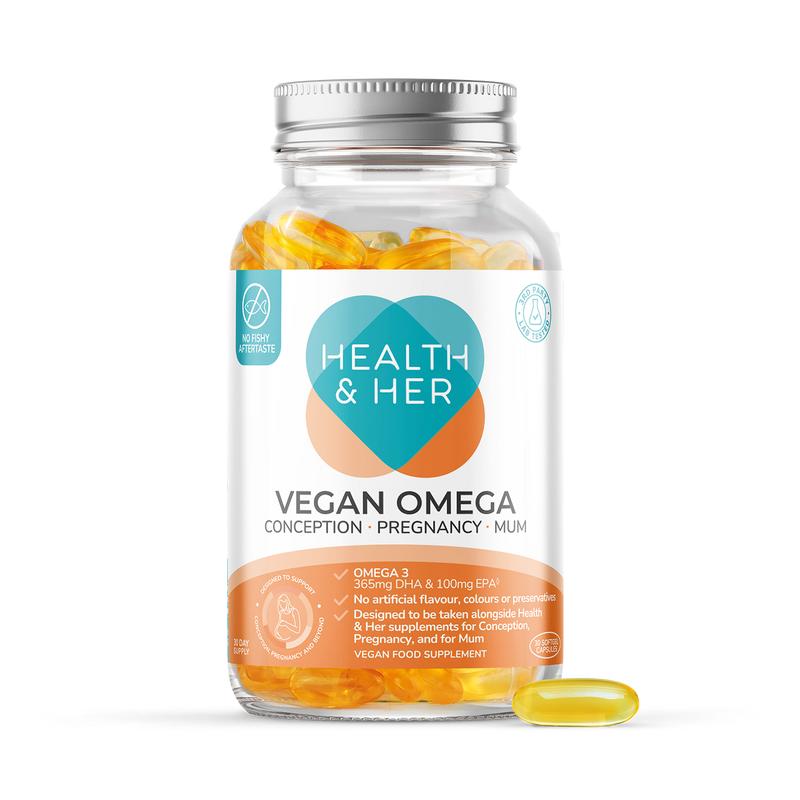 Health & Her Maternal Vegan Omega 30 Capsules (British brand)