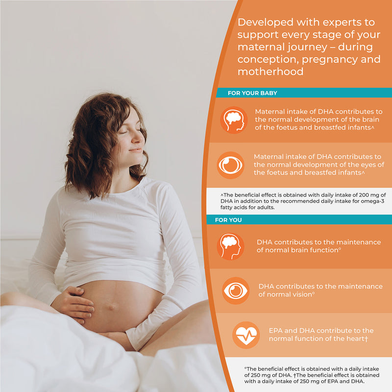 Health & Her Maternal Vegan Omega 30 Capsules (British brand)