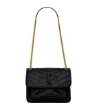 Saint Laurent Baby Niki shoulder bag textured calfskin YSL monogram - British product