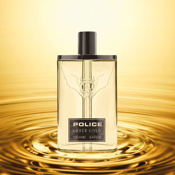 Police Amber Gold Man EDT 100ml, imported from the UK