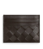 Bottega Veneta Nappa leather card holder with Intrecciato weave (British brand)