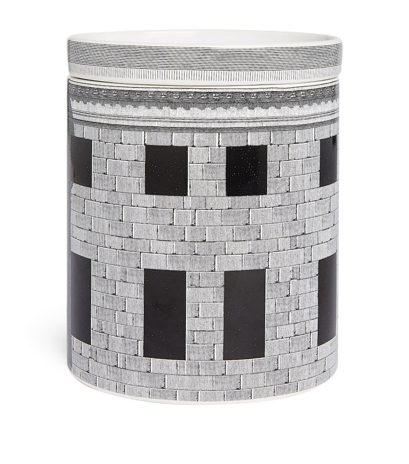 Fornasetti Architettura large candle in ceramic design (British brand)